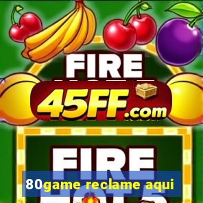 80game reclame aqui